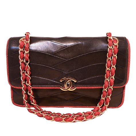 vintage navy blue chanel bag.